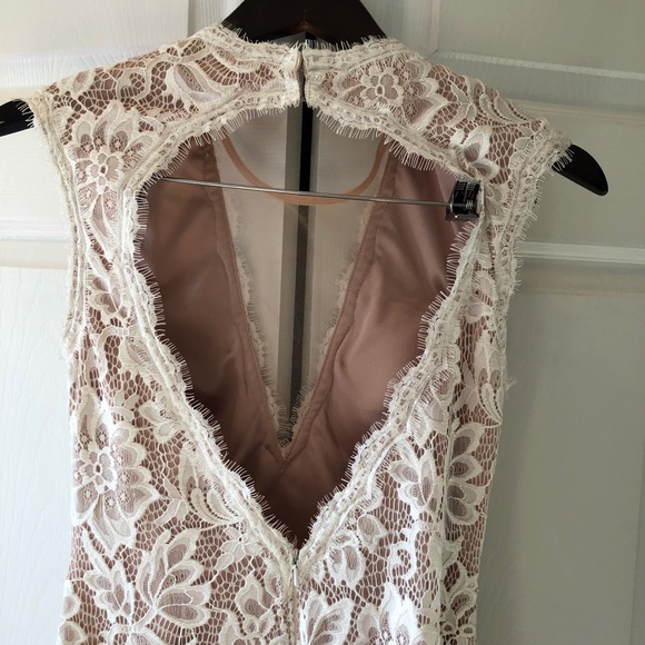 Women’s formal Betsy & Adam white sparkly dress - Picture 6 of 7